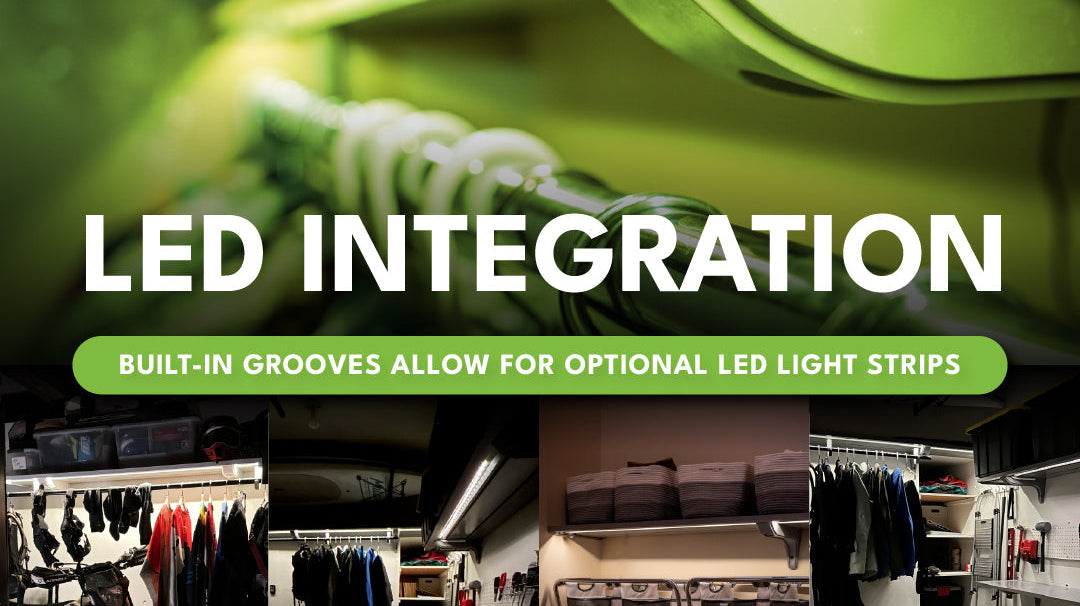 Adding LED Lighting to Your Shelving or Storage Setup