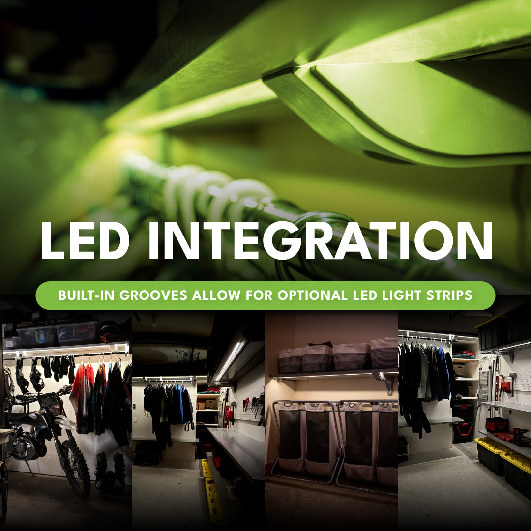 Adding LED Lighting to Your Shelving or Storage Setup