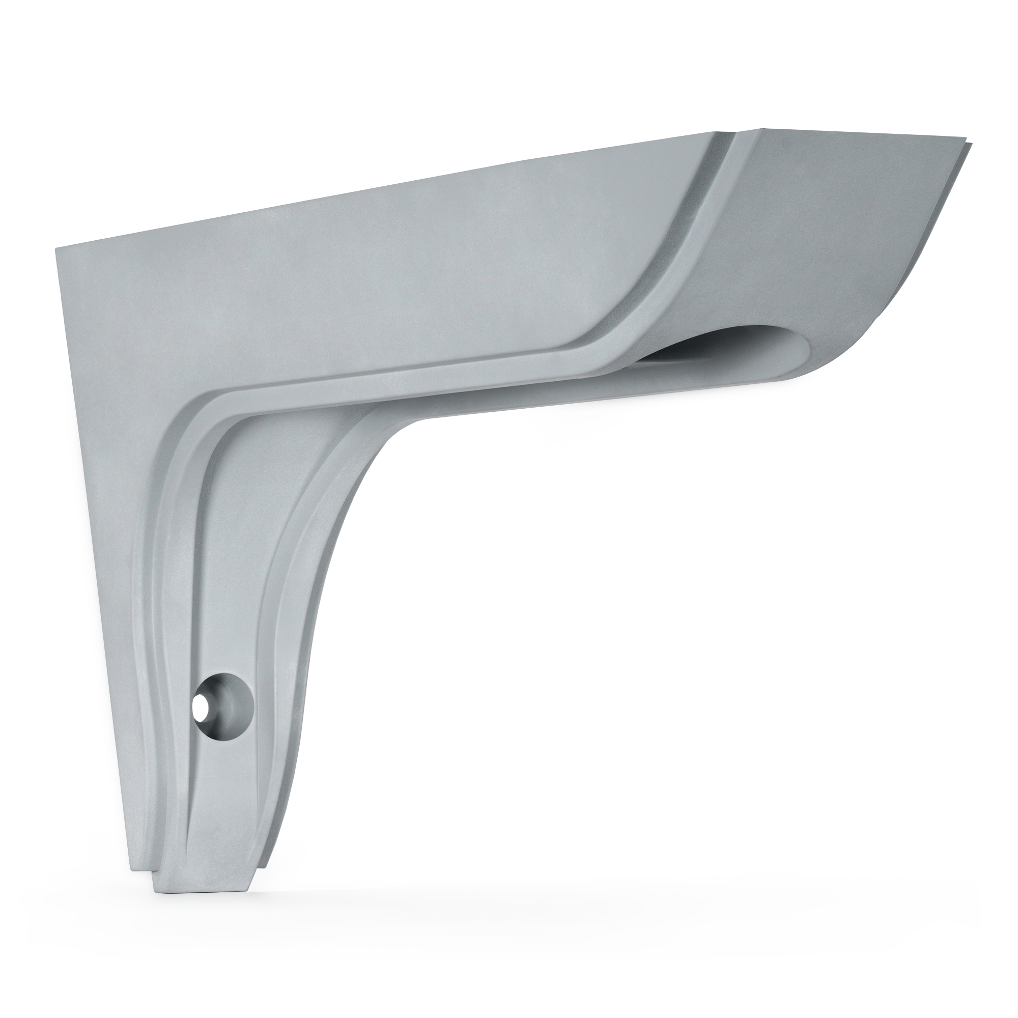 shelf bracket for organization and storage, garage storage, closet ideas hero angle gray.png