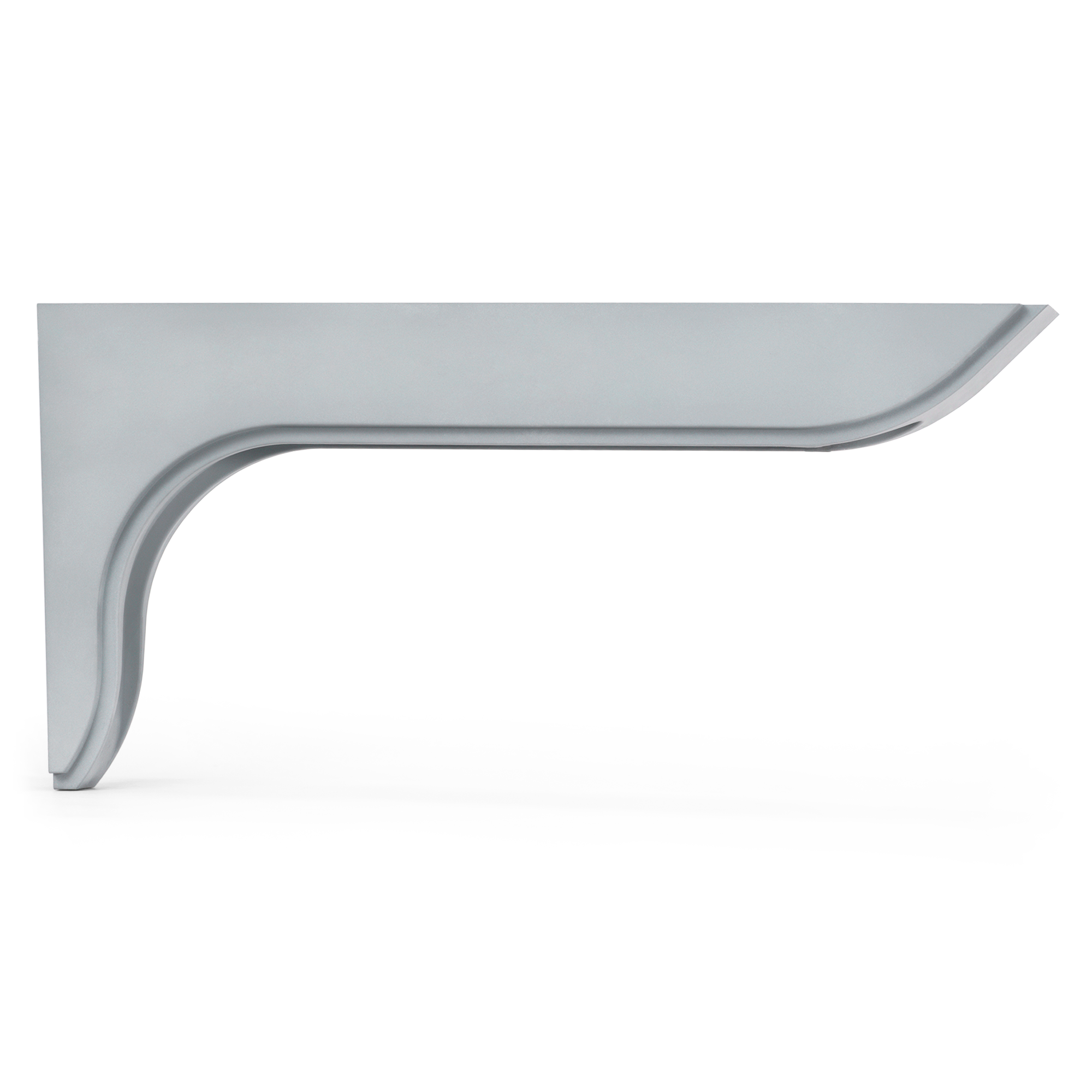 shelf bracket for organization and storage, garage storage, closet ideas side angle gray.png