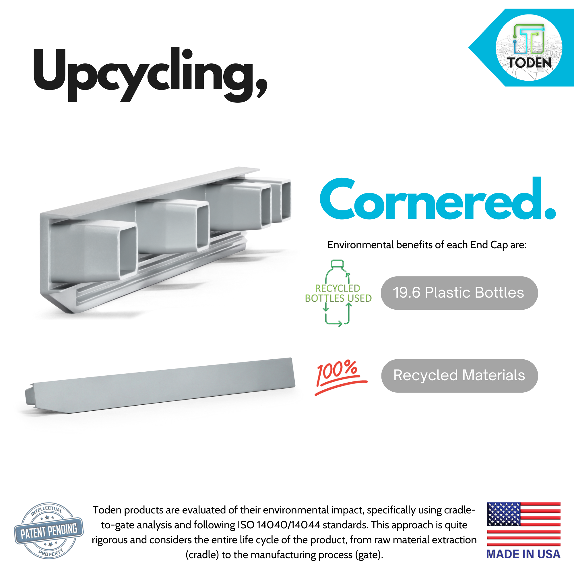 shelf ends & shelving end cap for organization and storage, garage storage, closet ideas sustainability infographic.png