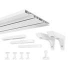 extendable shelf for organization and storage, garage storage, closet ideas assembled angle white.png