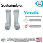 Closet Rod Bracket for storage and organization, garage storage, closet ideas sustainability infographic.png