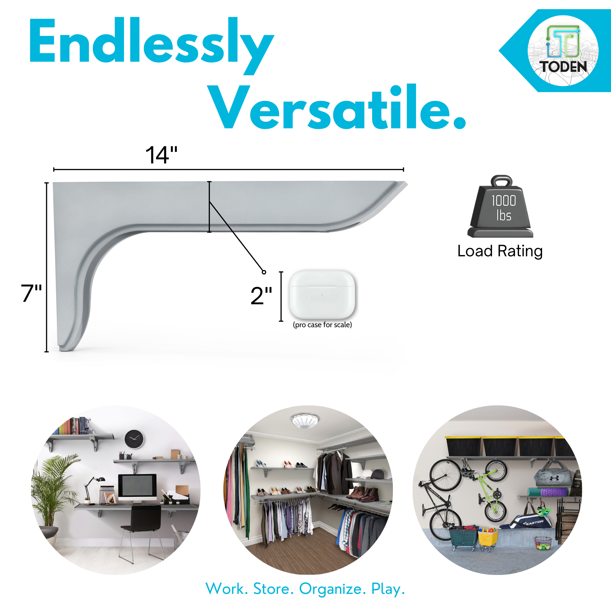 shelf bracket for organization and storage, garage storage, closet ideas load ratings infographic.png